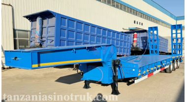 3 Axle Lowbed Trailer will be sent to Tanzania Dar es Salaam
