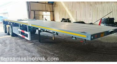 Tri Axle 40Ft Flat Deck Trailer will be sent to Dar es Salaam