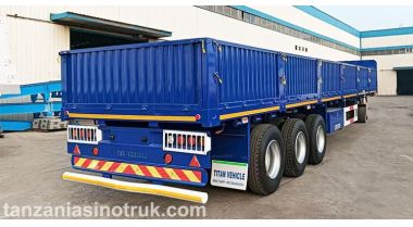 Tri Axle Dropside Trailer will be sent to Tanzania