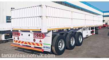 3 Axle Side Wall Trailer will be sent to Tanzania