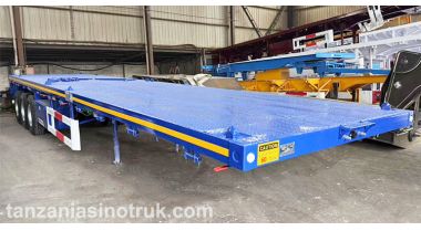 2 Units of Tri Axle Flatbed Trailer will be sent to Tanzania