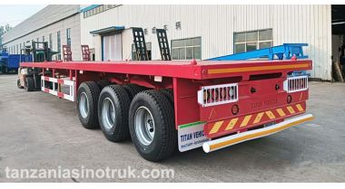  2 Units of 40 Ft Flat Bed Trailers will be sent to Tanzania