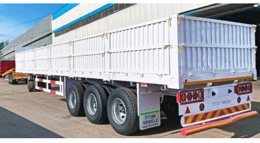 Tri Axle Dropside Trailer will be Sent to Tanzania