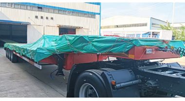 4 Axle Semi Low Loader Trailer will be Sent to Tanzania