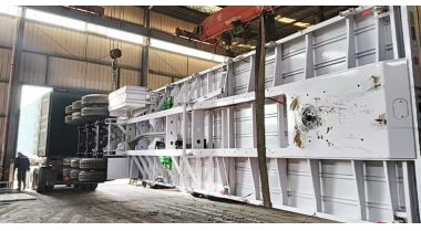 60 Ton Fence Cargo Semi Trailer will Sent to Tanzania