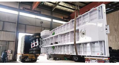 Tri Axle Flat Deck Trailer will be Sent to Tanzania