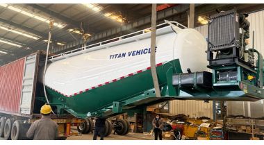 25 CBM Bulk Cement Tanker Trailer will be Sent to Tanzania