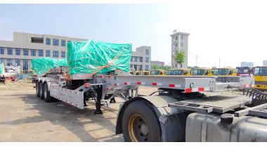 37T Container Side Loader Trailer will be Sent to Tanzania 
