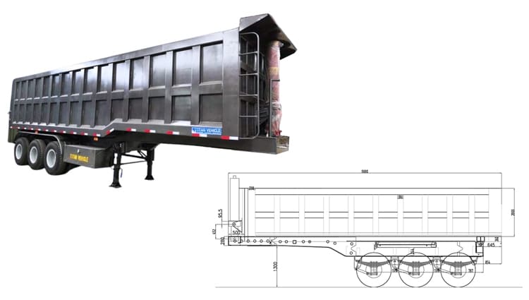 3 axle tipper trailer for sale in tanzania