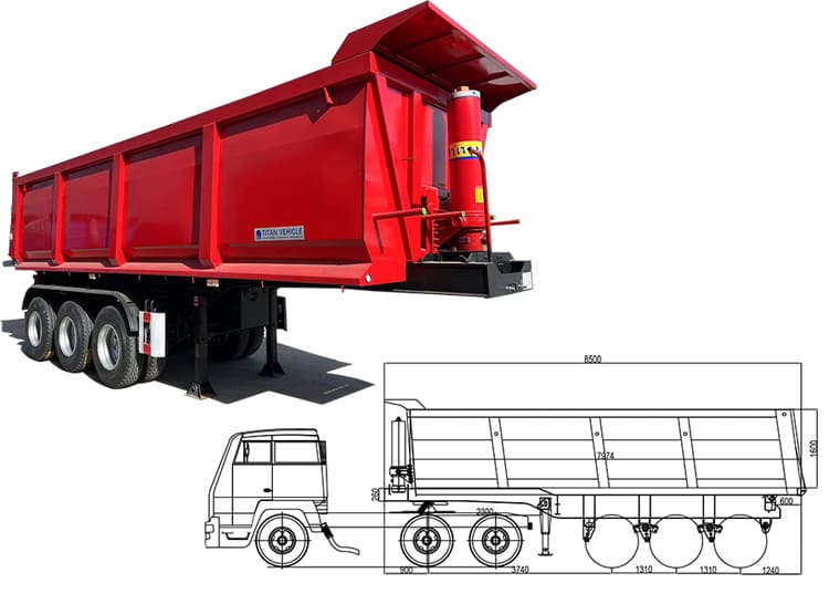 tipper trailer for sale in tanzania