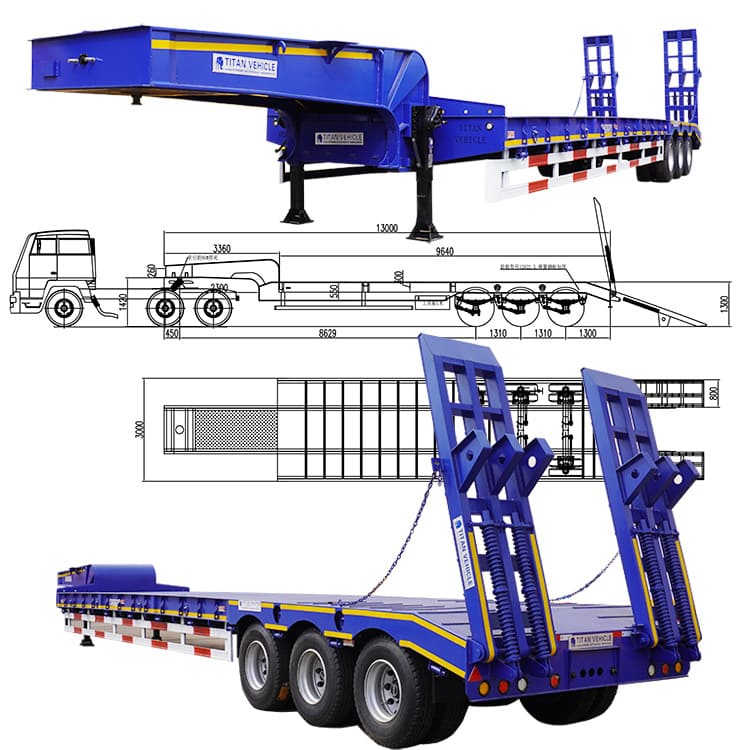 What is a Semi Low Bed Trailer Used for in Tanzania?