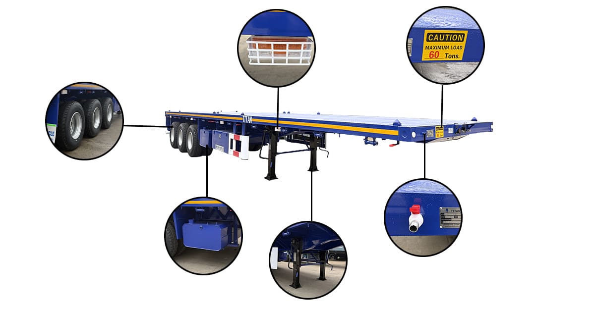 Flatbed Semi Trailer Buying Guide in Tanzania ( Specs, Operation)