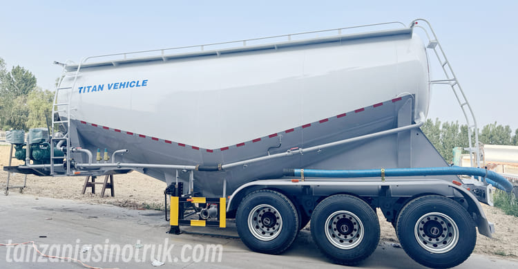 40CBM Bulker Cement Tanker Trailer Price in Tanzania