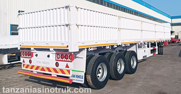 3 Axle Side Wall Trailer for Sale in Tanzania