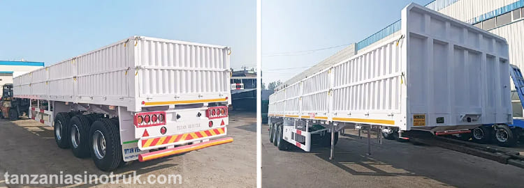 3 Axle Side Wall Trailer for Sale in Tanzania