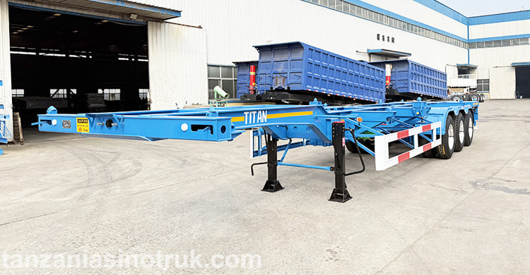 Tri Axle Skeletal Trailer for Sale in Tanzania