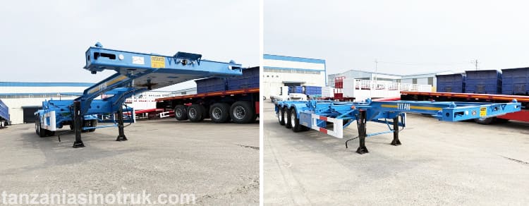 Tri Axle Skeletal Trailer for Sale in Tanzania