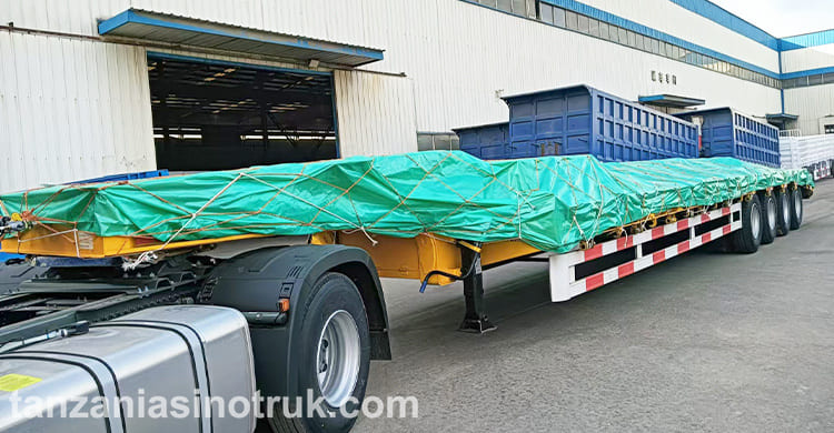4 Axle Low Low bed Trailers for Sale in Tanzania