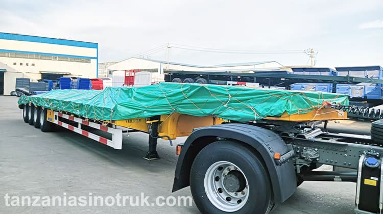 4 Axle Low Low bed Trailers for Sale in Tanzania
