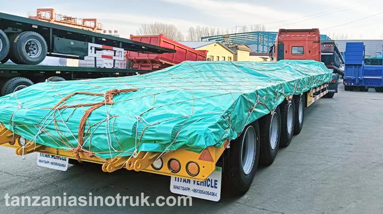 4 Axle Low Low bed Trailers for Sale in Tanzania