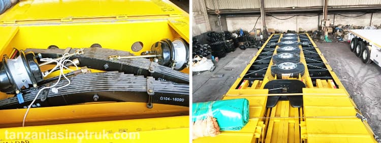 4 Axle Low Low bed Trailers for Sale in Tanzania