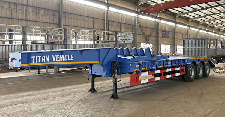3 Axle 40Ft Low Bed Trailers for Sale in Tanzania