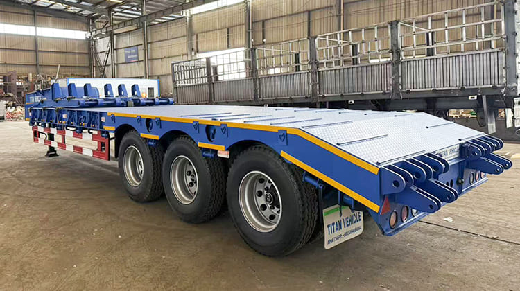 3 Axle 40Ft Low Bed Trailers for Sale in Tanzania