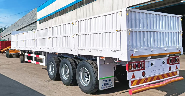 Tri Axle Dropside Trailer for Sale in Tanzania