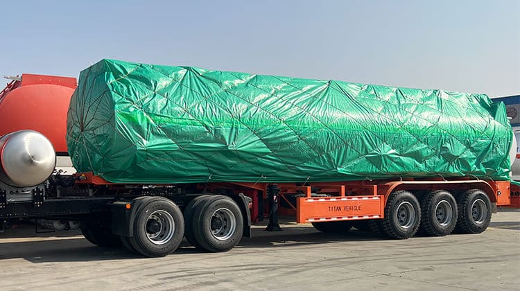 Tri Axle Stainless Steel Tanker Trailers for Sale in Tanzania