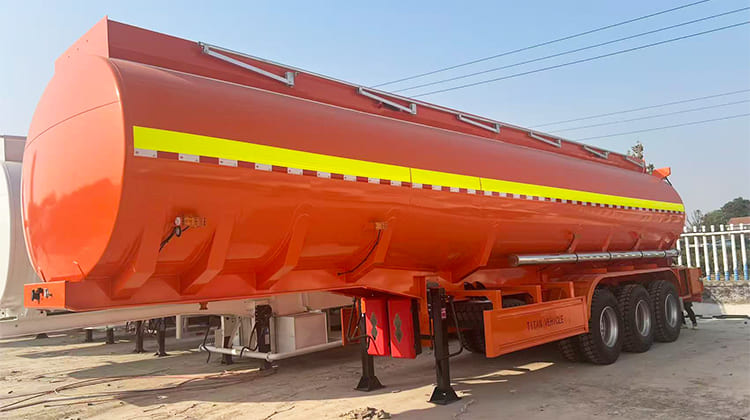 Tri Axle Stainless Steel Tanker Trailers for Sale in Tanzania