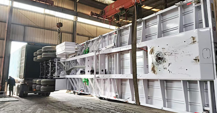 60 Ton Fence Cargo Semi Trailer for Sale in Tanzania