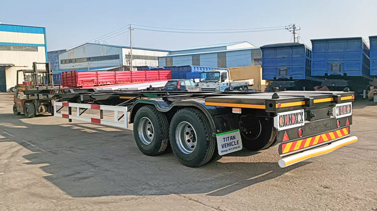 40Ft Container Chassis Trailer for Sale in Tanzania