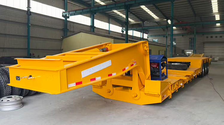 80 Ton Lowboy Gooseneck Trailer for Sale in Tanzania