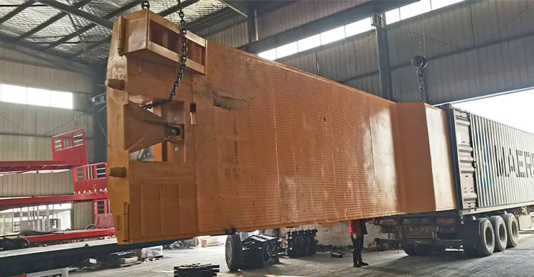 80 Ton Lowboy Gooseneck Trailer for Sale in Tanzania