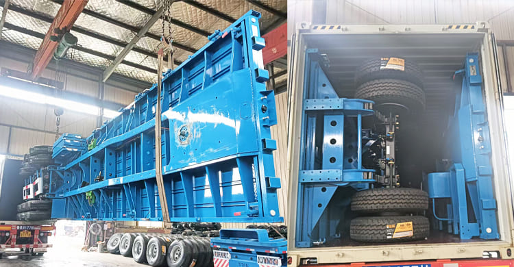 40 Ft Flatbed Semi Trailer Price in Dar es Salaam