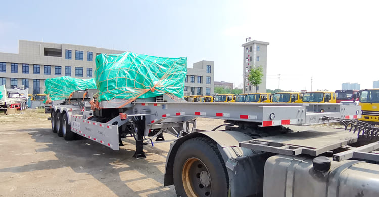 37T Container Side Loader Trailer for Sale in Tanzania