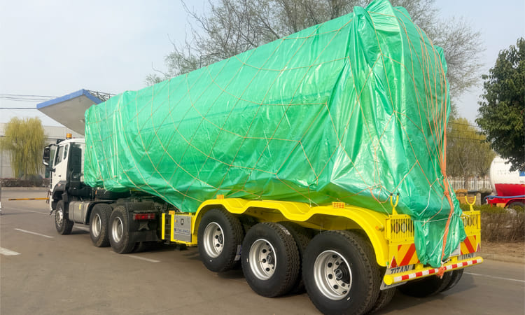 35 CBM Bulk Cement Tank Trailer for Sale in Tanzania
