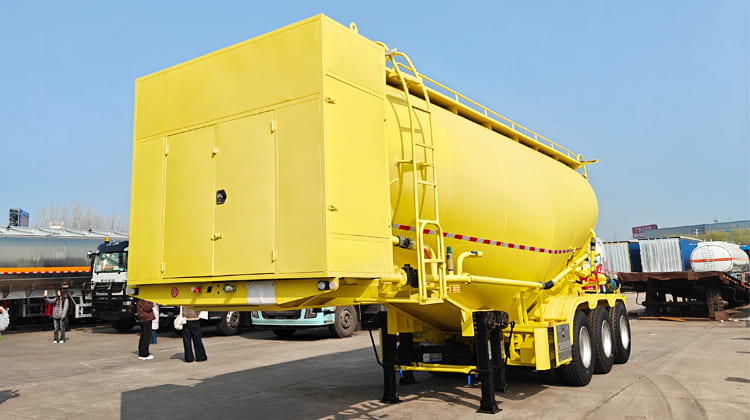 35 CBM Bulk Cement Tank Trailer for Sale in Tanzania