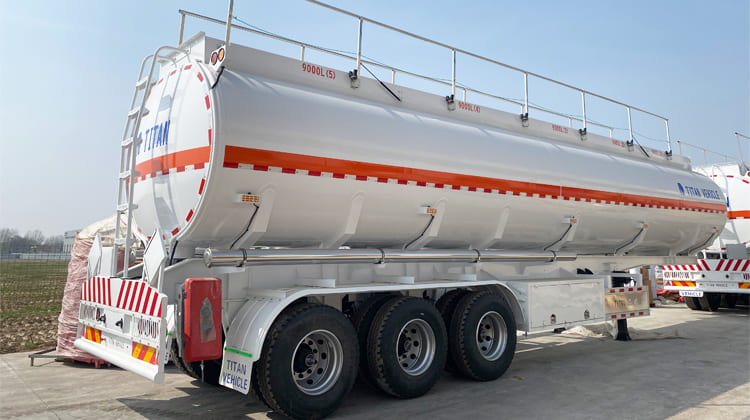 45000L Diesel Fuel Tanker Trailer for Sale in Dar es Salaam