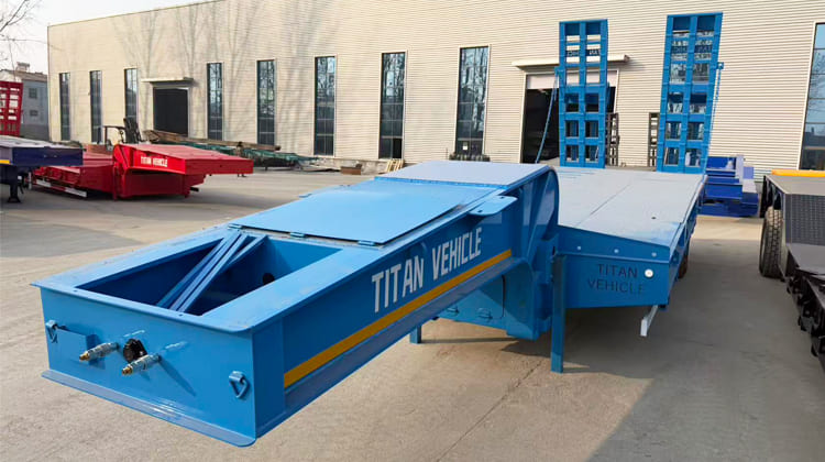 60 Ton Semi Low Loader Trailer for Sale in Tanzania