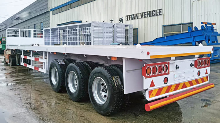 3 Axle Flatbed Truck Trailer for Sale in Dar es Salaam