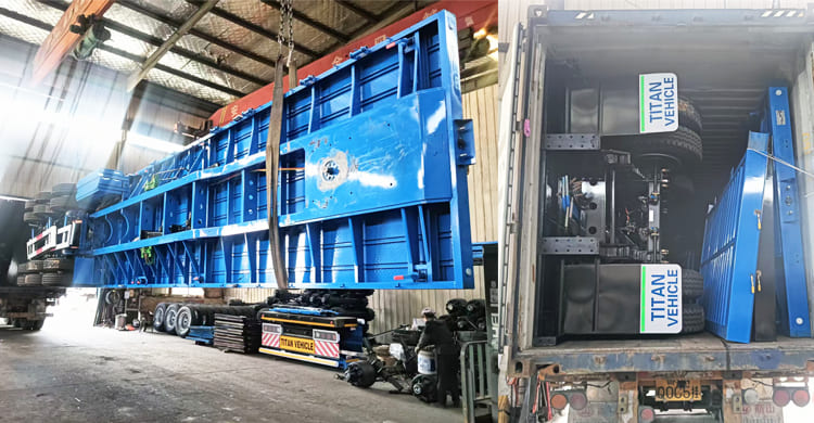 Tri Axle Fence Cargo Semi Trailer for Sale in Dar es Salaam