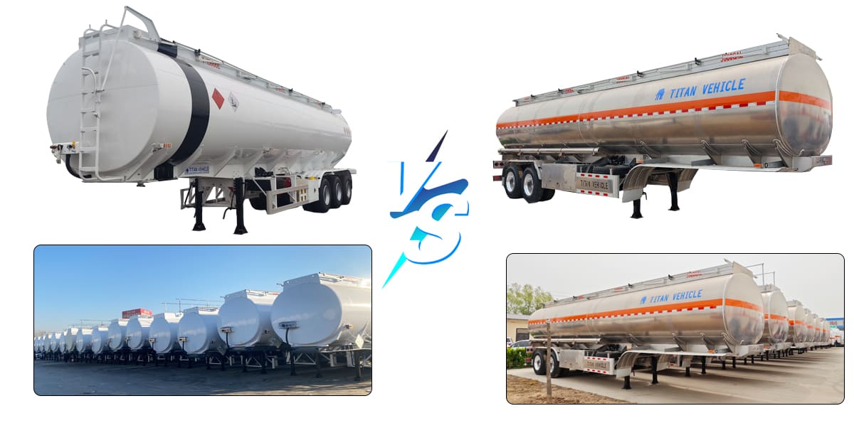 Fuel Tanker Trailer for Sale | Aluminum Tanker Trailer in Tanzania