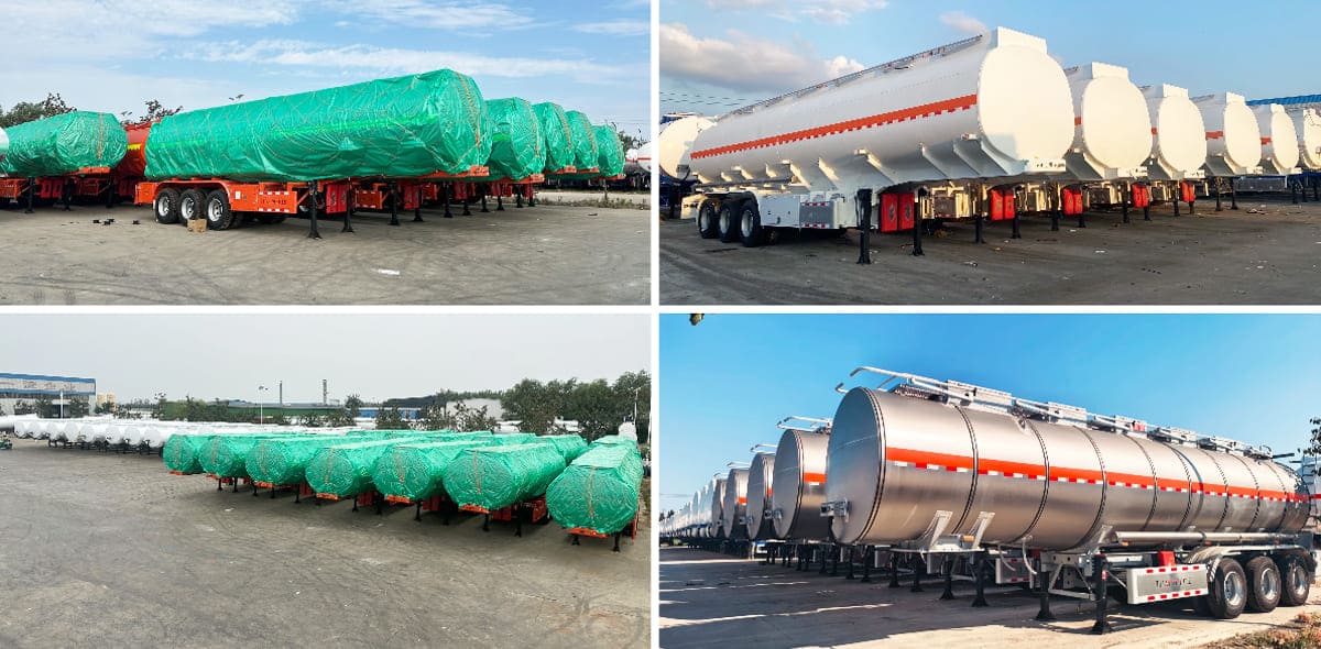 Fuel Tanker Trailer for Sale | Aluminum Tanker Trailer in Tanzania