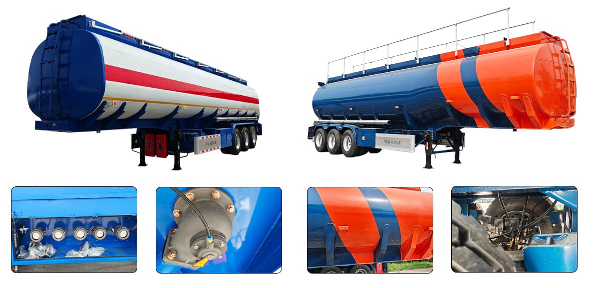 Fuel Tanker Trailer for Sale | Aluminum Tanker Trailer in Tanzania