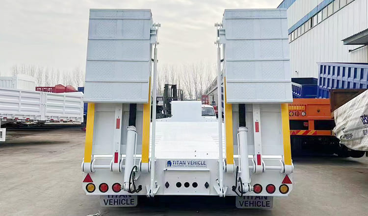 Hydraulic Ramp of Semi Lowbed Trailer for Sale in Dar Es Salaam