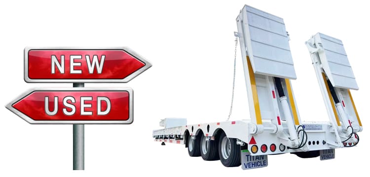 new or used low loader trailer for sale