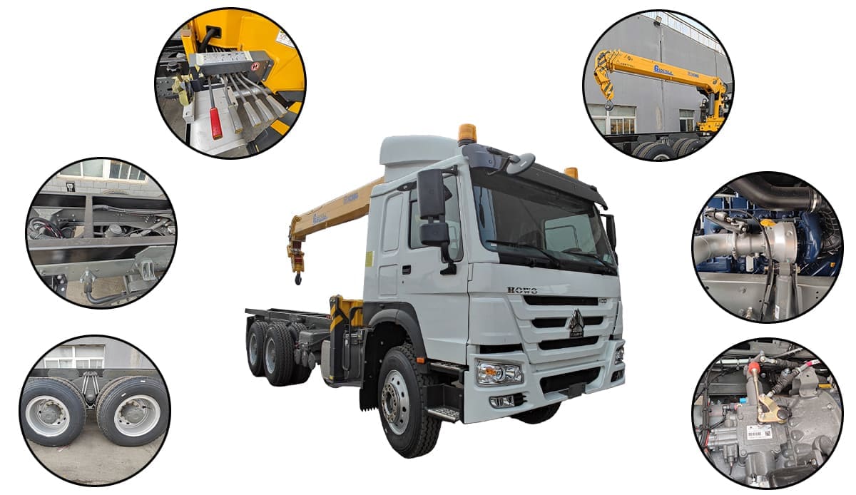 Howo Crane Truck | Howo Boom Truck in Tanzania