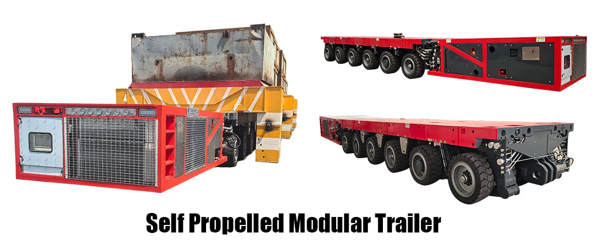 Hydraulic Modular Trailer for Sale | Self Propelled Modular Trailer (SPMT trailer) | Goldhofer Modular Trailer | Nicolas Trailer in Brazil