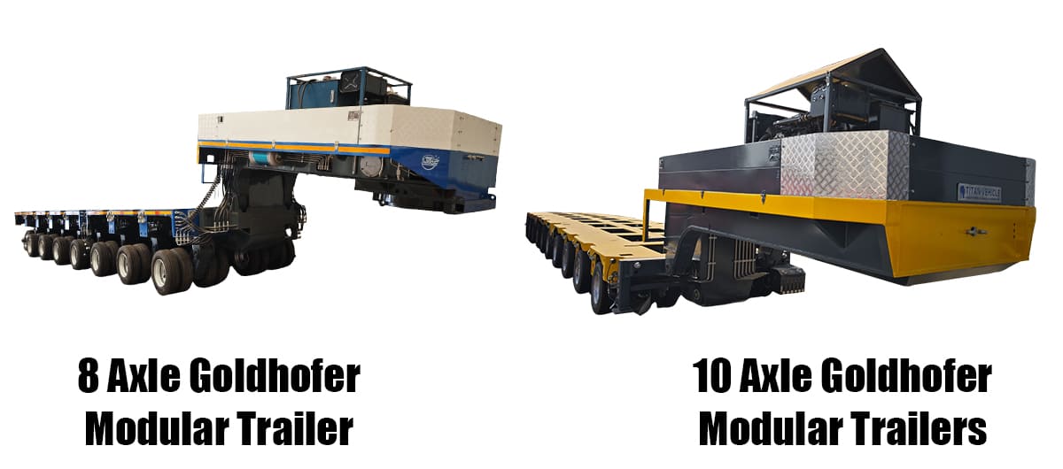 Hydraulic Modular Trailer for Sale | Self Propelled Modular Trailer (SPMT trailer) | Goldhofer Modular Trailer | Nicolas Trailer in Brazil
